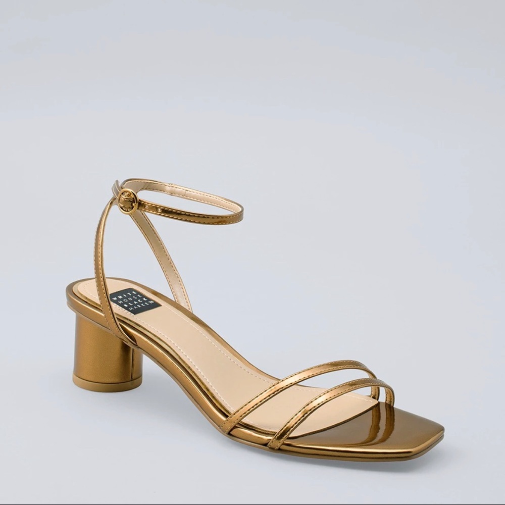 Bronze strappy sandal